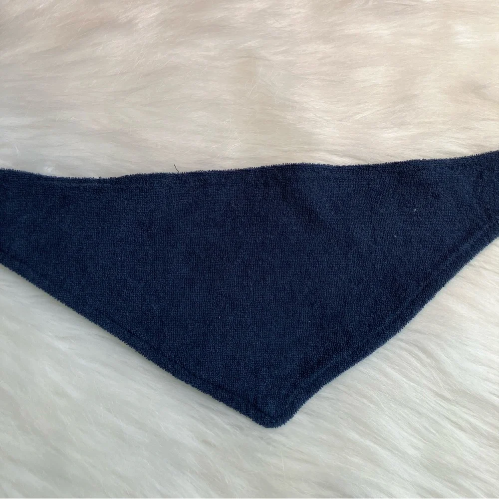 Modern Baby Boys Bandana Bibs - Dinosaurs and Mountains - Blue, Grey, & White